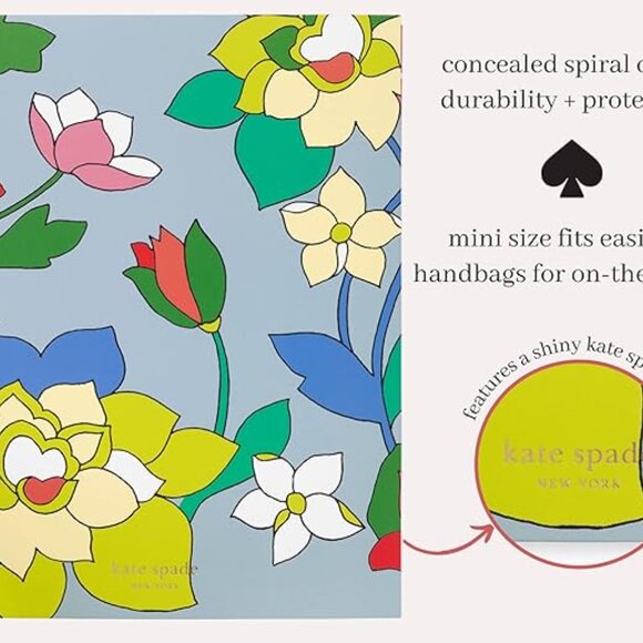 KATE SPADE Spiral Notebook Flower Bed NEW in Package - Picture 4 of 9